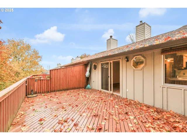 a view of a house with a balcony