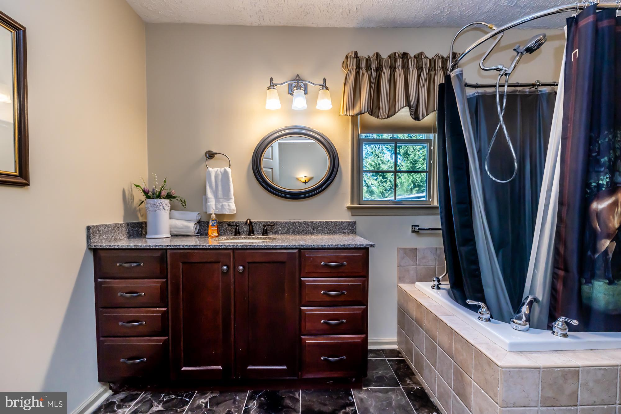 414 Manor Drive Kennett Square, PA 19348 - Photo 28 of 35 a bathroom with a sink a vanity and a mirror