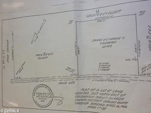 29233 Gregory Road Ruther Glen, VA 22546 - Photo 4 of 5 Plat Map