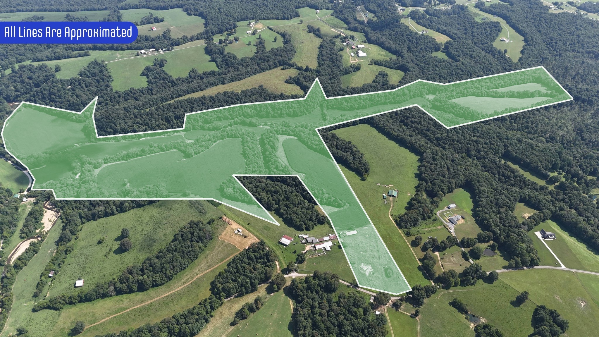 0 Taurus Farm Road Lafayette, TN 37083 - Photo 2 of 67 an aerial view of a residential houses with outdoor space