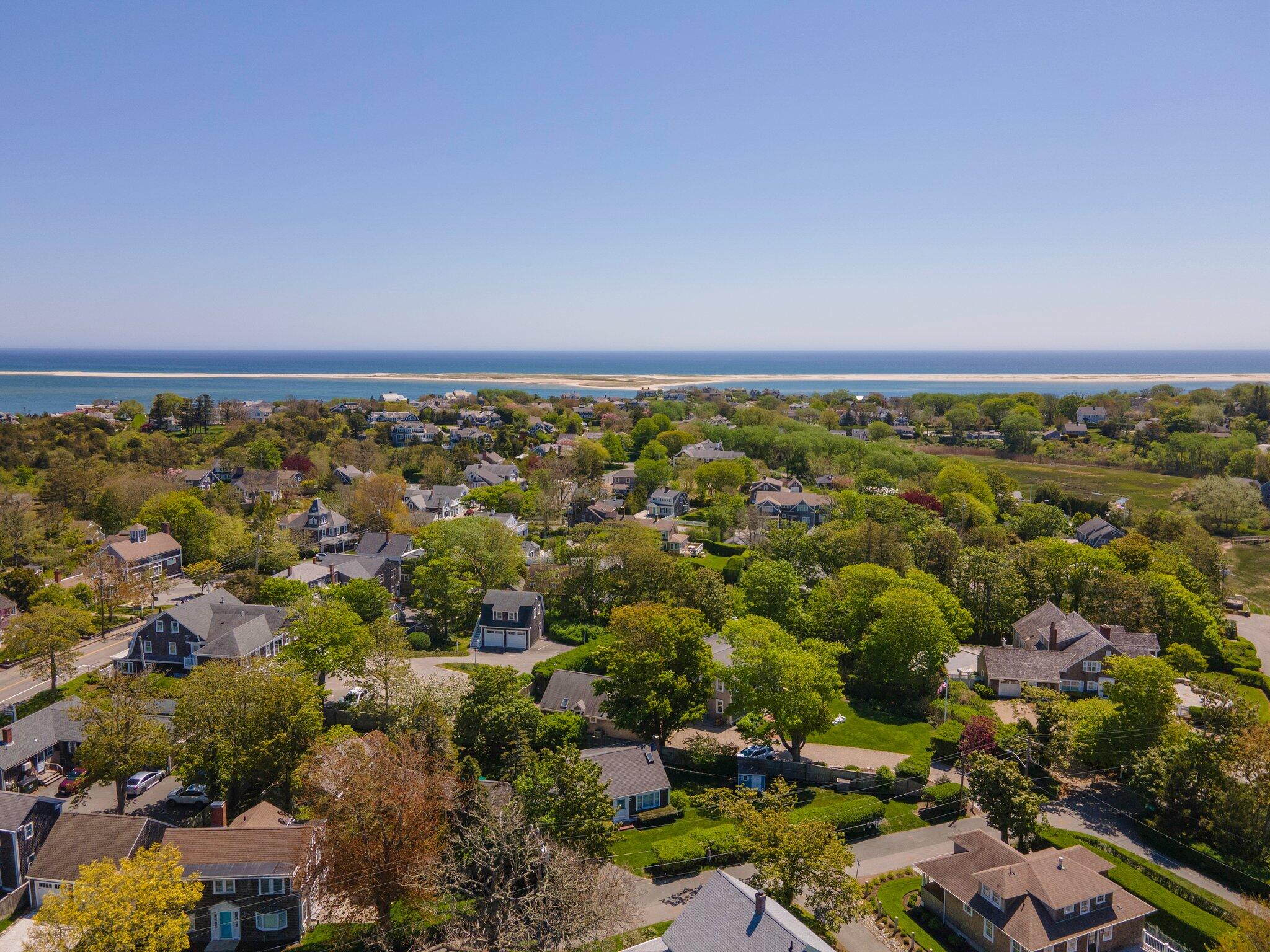 31 Mill Pond Road Chatham, MA 02633 - Photo 30 of 37 an aerial view of a city and mountain