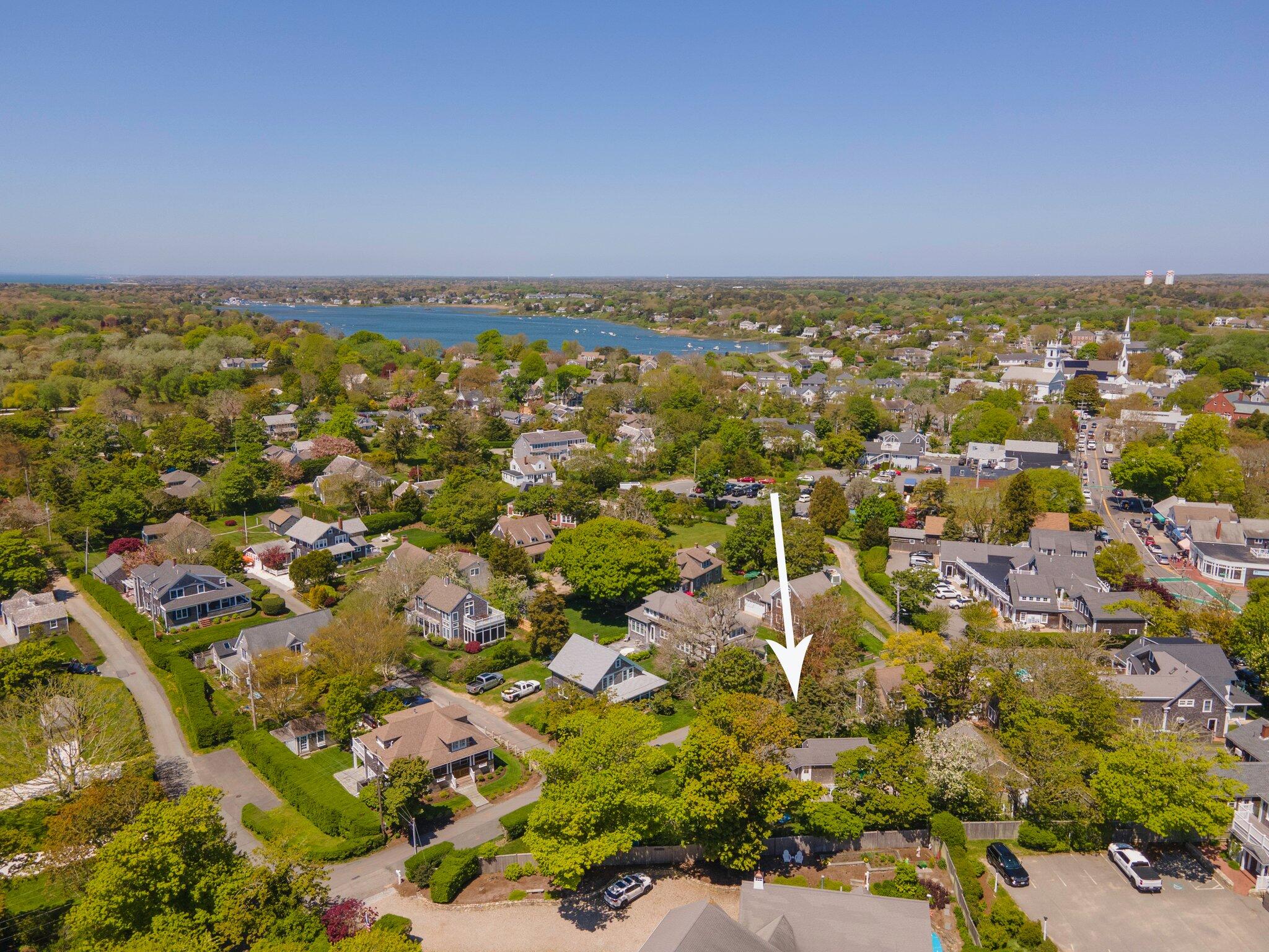 31 Mill Pond Road Chatham, MA 02633 - Photo 3 of 37 an aerial view of residential house with parking space