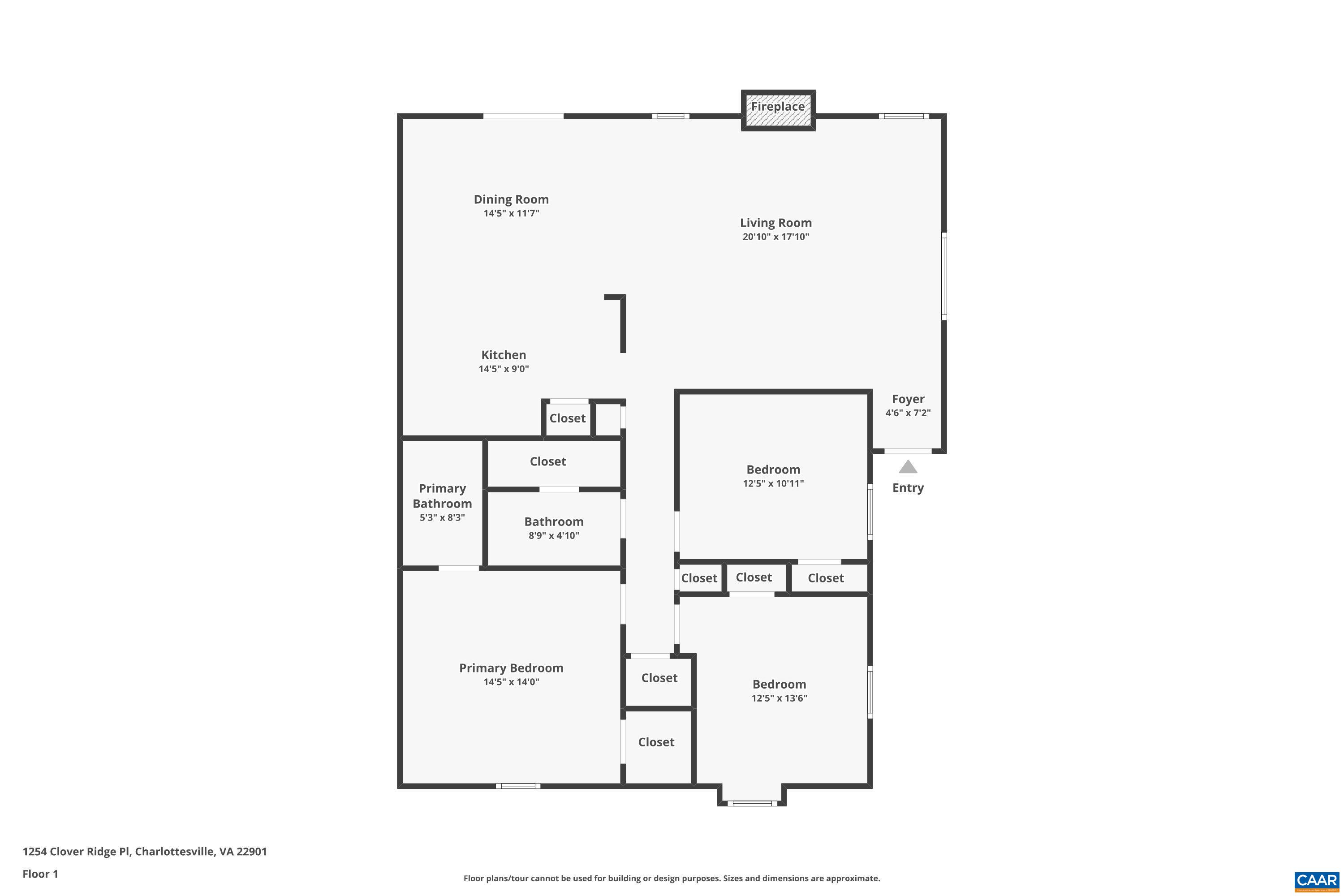 1254 Clover Ridge Place Charlottesville, VA 22901 - Photo 16 of 16 a picture of a bathroom with a white wall