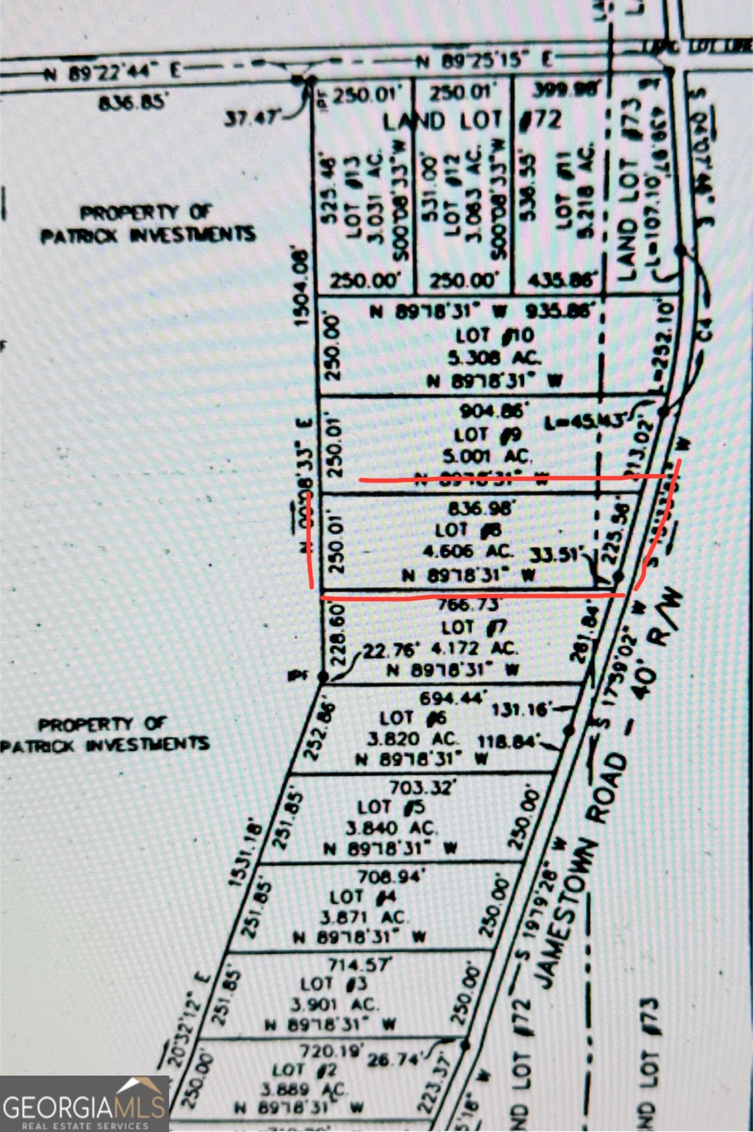 718 Jamestown Road Cordele, GA 31015 - Photo 2 of 50 PLAT WITH LOT
