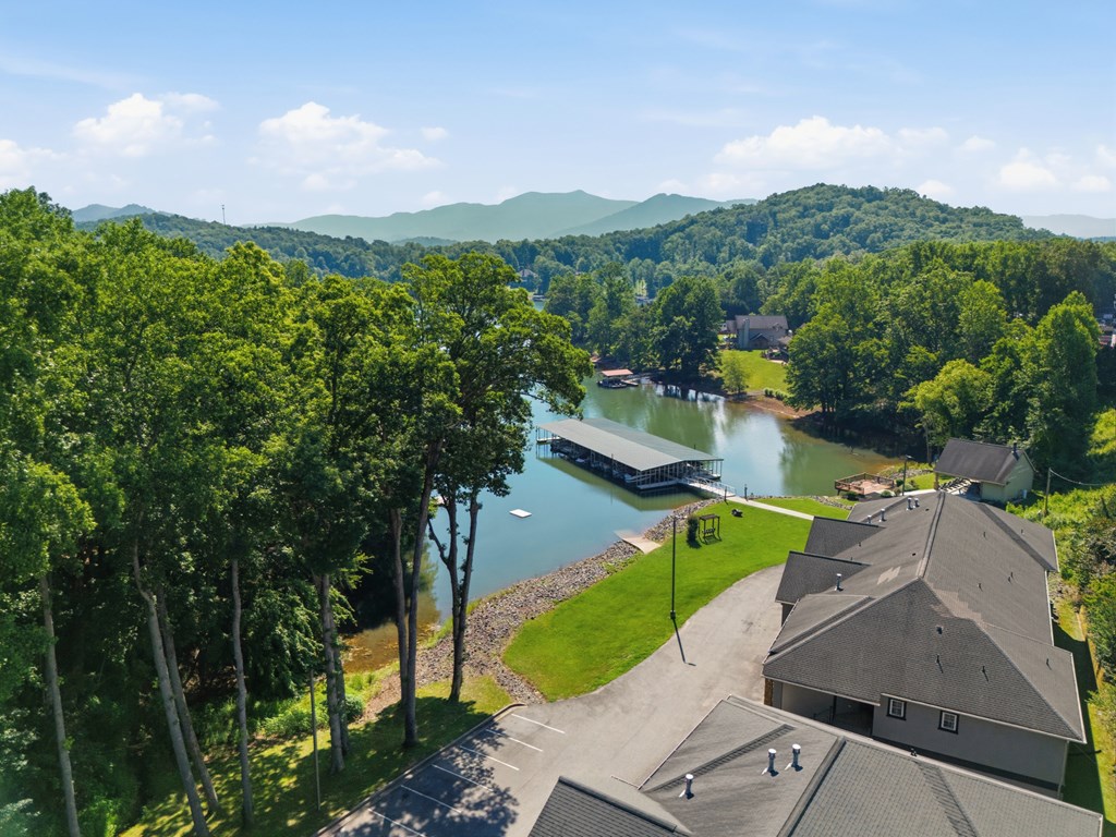 2143 Ridgecrest Circle, Unit 1 Hiawassee, GA 30546 - Photo 6 of 53 an aerial view of a house with a garden
