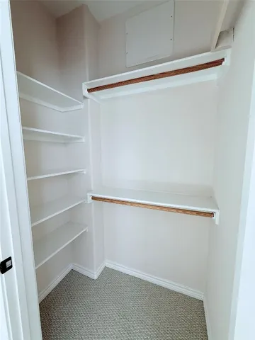 a close up view of racks on the wall