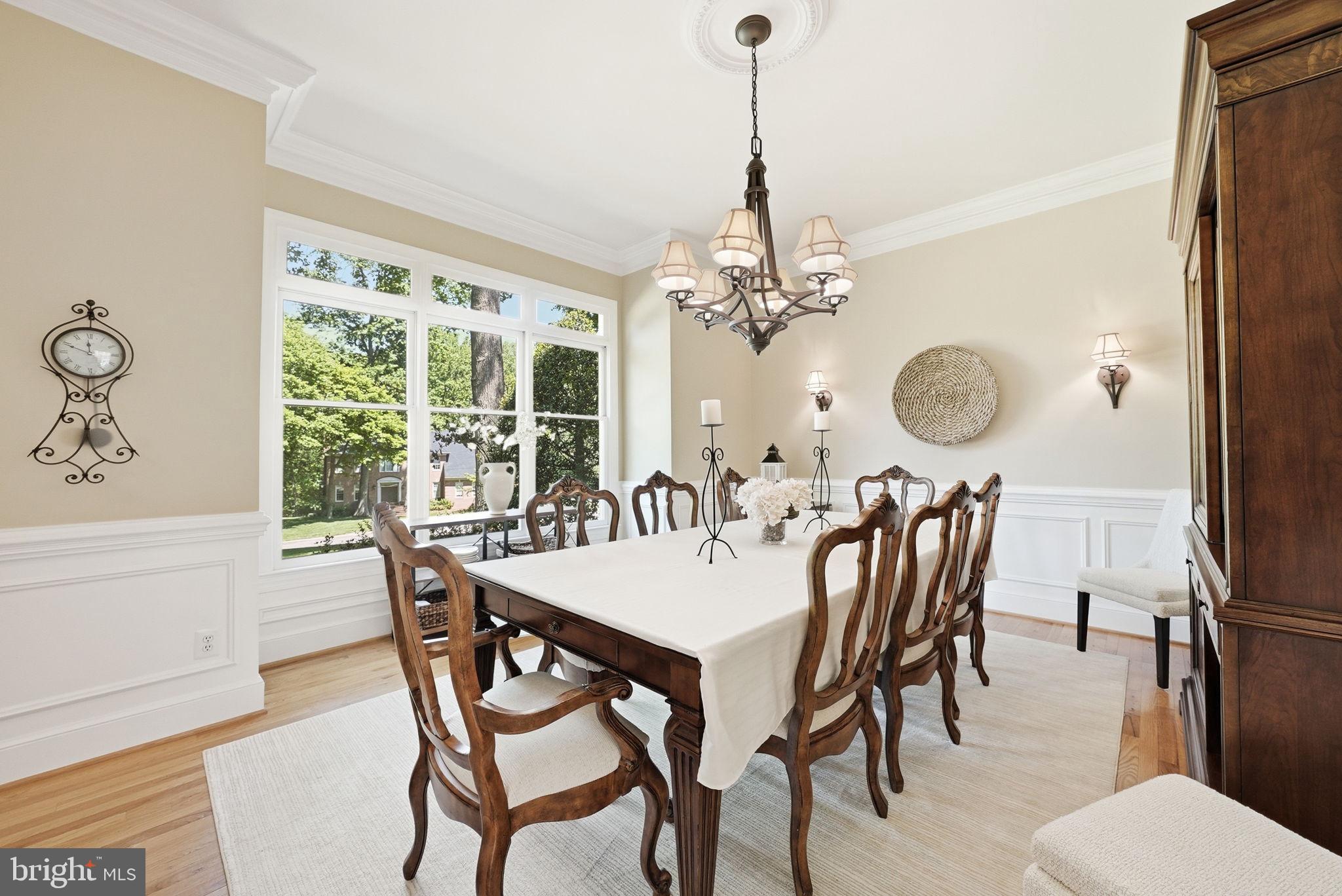 12309 Blair Ridge Road Fairfax, VA 22033 - Photo 24 of 80 FORMAL DINING ROOM WITH VIEW TO FRONT
