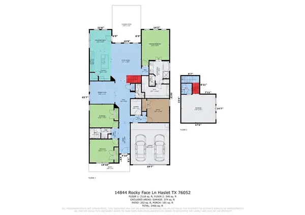 $2,448 | 14844 Rocky Face Lane, Fort Worth, TX 76052