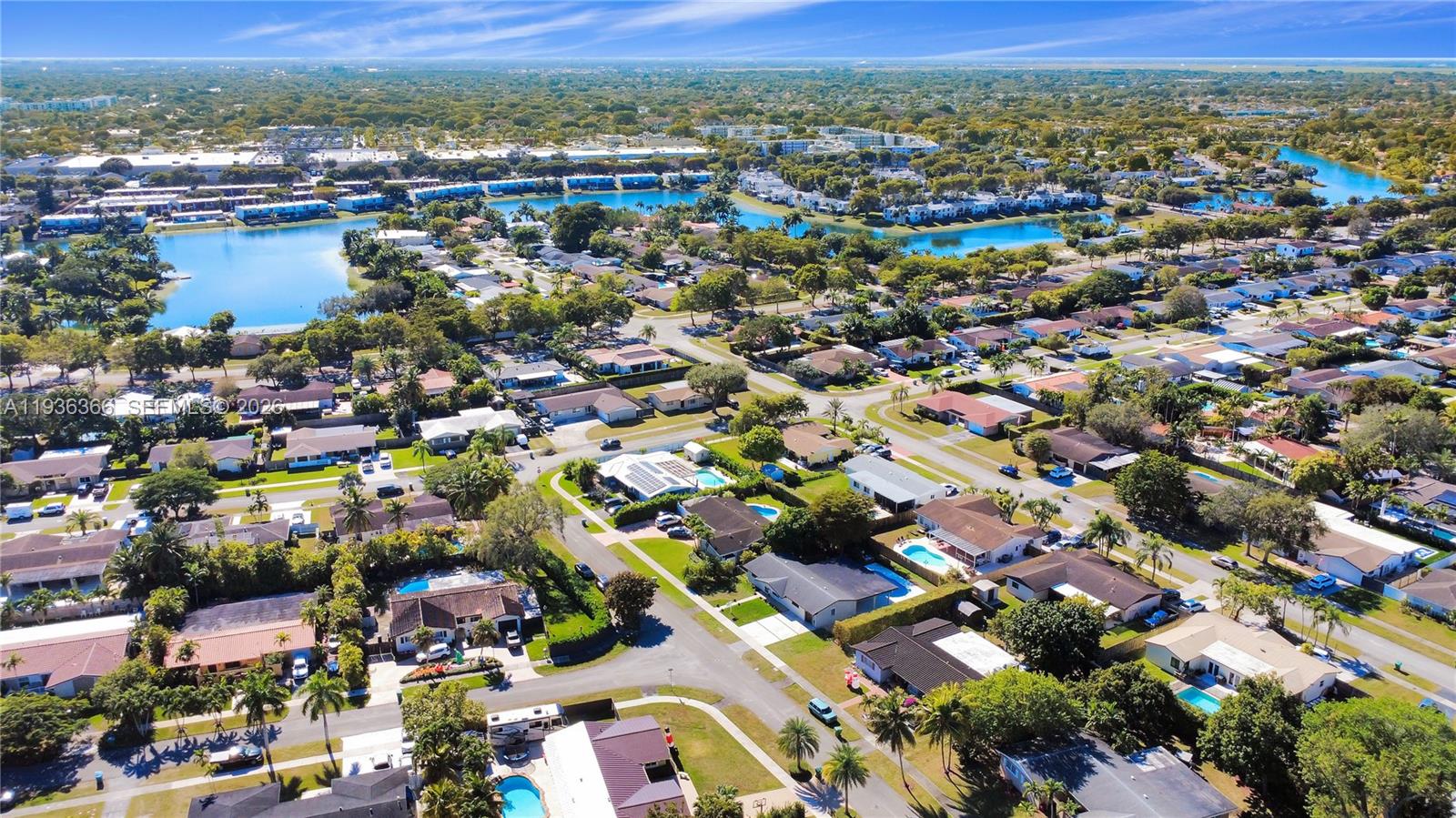 7904 Southwest 139th Court Miami, FL 33183 - Photo 17 of 33 an aerial view of a city with lots of residential buildings