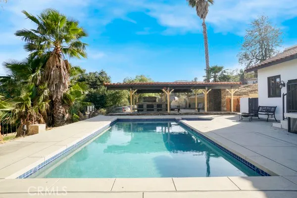 a workspace with furniture