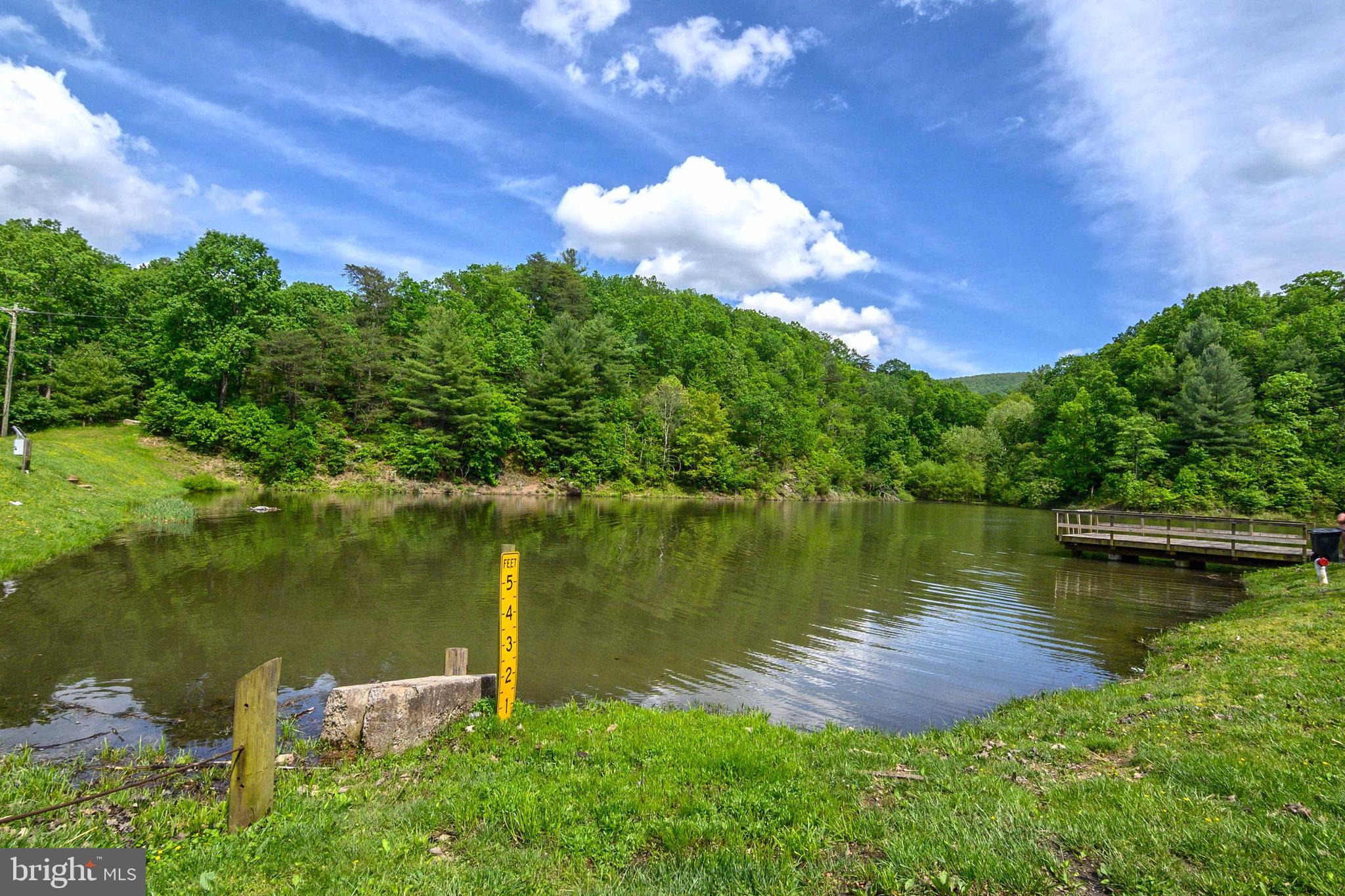 59 Old Oregon Road Front Royal, VA 22630 - Photo 67 of 76 a view of a lake with a house in the background