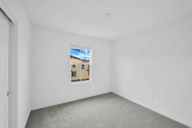 a view of a window in a room