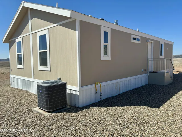 a backyard of a house