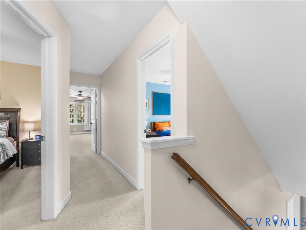 524 Glenmeadow Road Midlothian, VA 23114 - Photo 45 of 64 a view of a hallway view with staircase