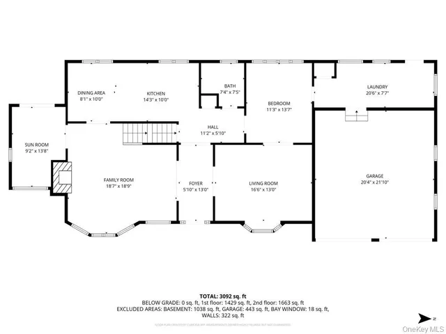 a picture of a floor plan