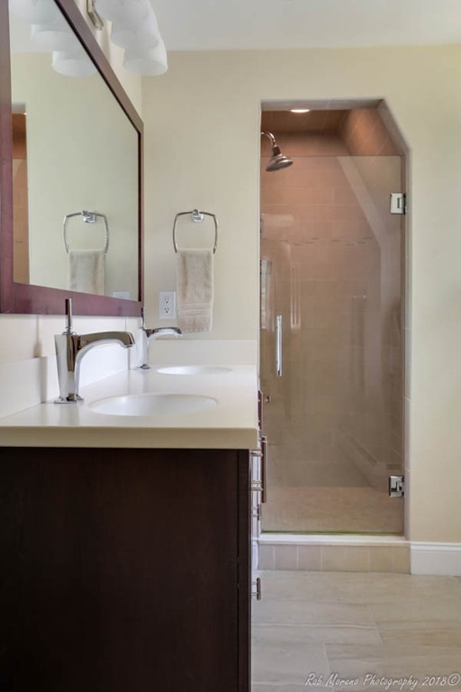 20 Wilmor Road Topsfield, MA 01983 - Photo 18 of 30 a bathroom with a sink and a mirror