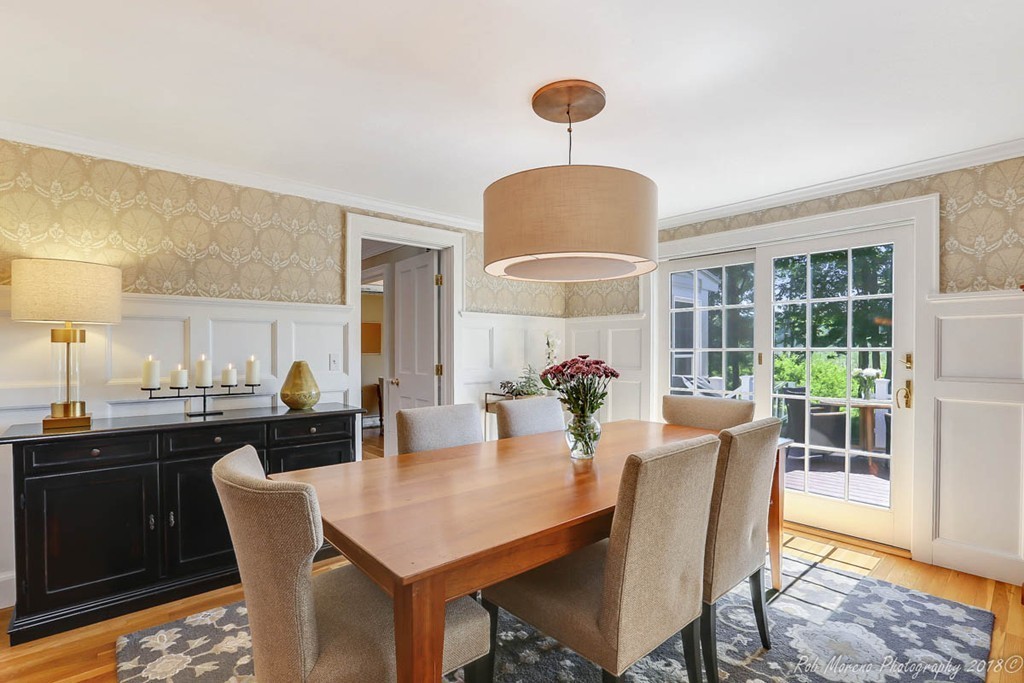 20 Wilmor Road Topsfield, MA 01983 - Photo 6 of 30 a view of a dining room with furniture window and wooden floor