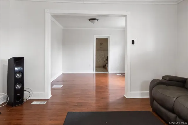 a view of livingroom with furniture and wooden floor