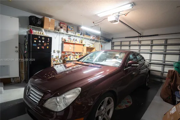 a room with lots of car furniture