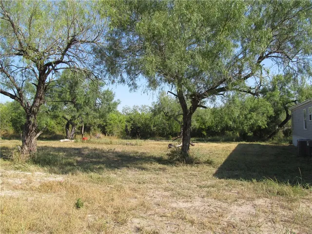 a backyard of a house