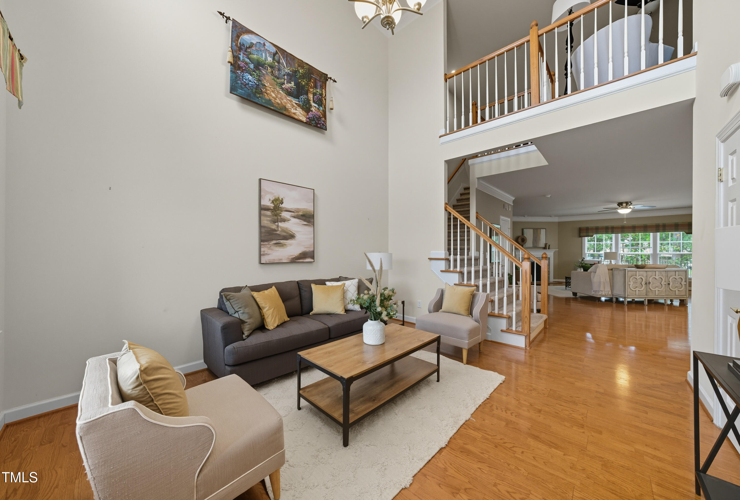 5210 Rio Grande Drive Raleigh, NC 27616 - Photo 4 of 45 a living room with furniture and a large window
