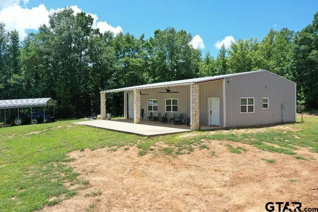a house with a outdoor space