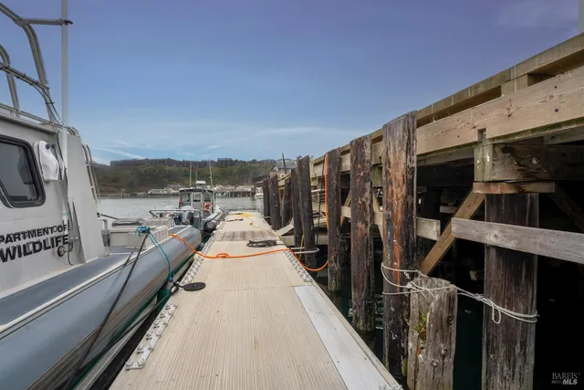 a view of a garage with storage