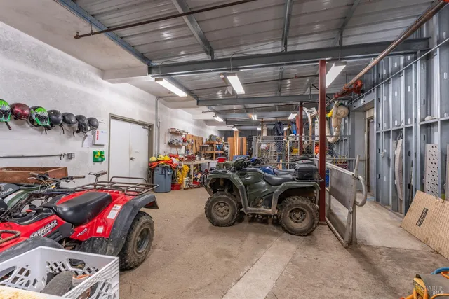 a view of outdoor space with wooden floor