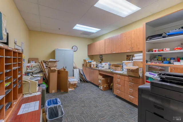 a view of a balcony with couch