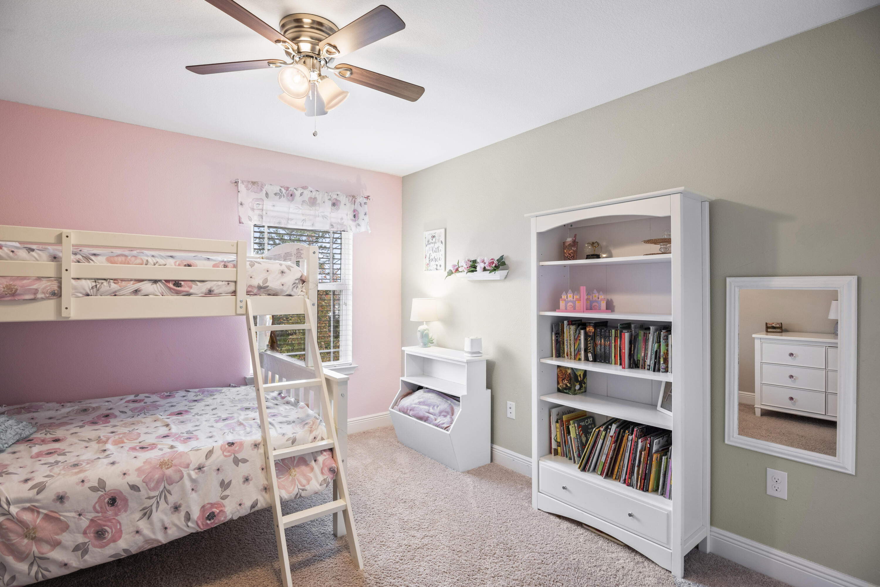 1584 Driftwood Point Road Santa Rosa Beach, FL 32459 - Photo 42 of 50 a bedroom with furniture and a book shelf