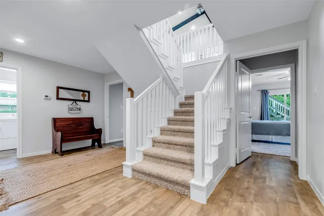 a view of entryway and hall