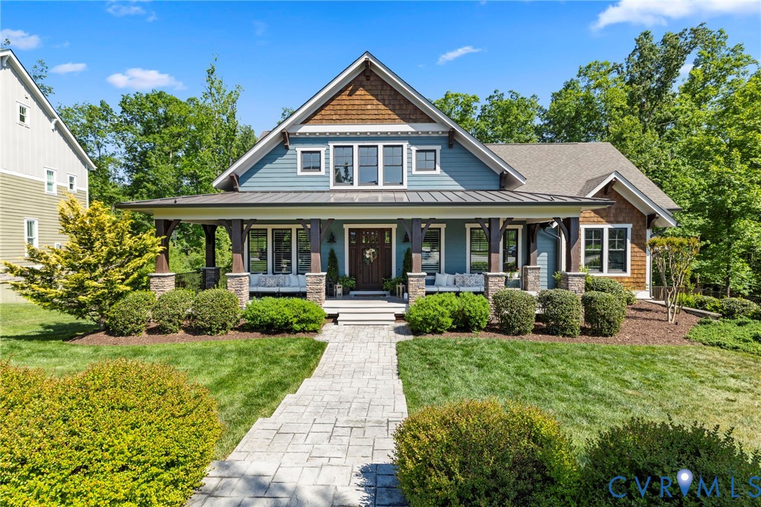 1925 Muswell Court Midlothian, VA 23112 - Photo 63 of 64 Craftsman-style home featuring a covered front por