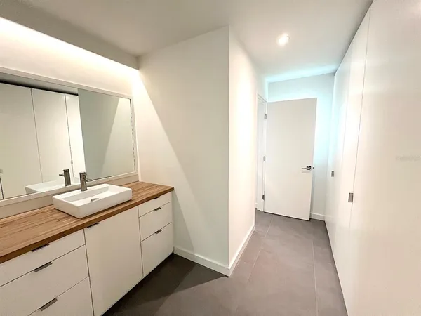 a view of bathroom with shower