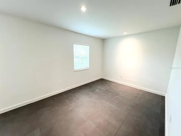 a view of a garage room and storage