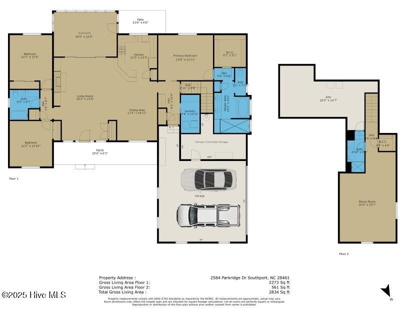 2584 Park Ridge Drive Southport, NC 28461 - Photo 80 of 80 floor plan 4