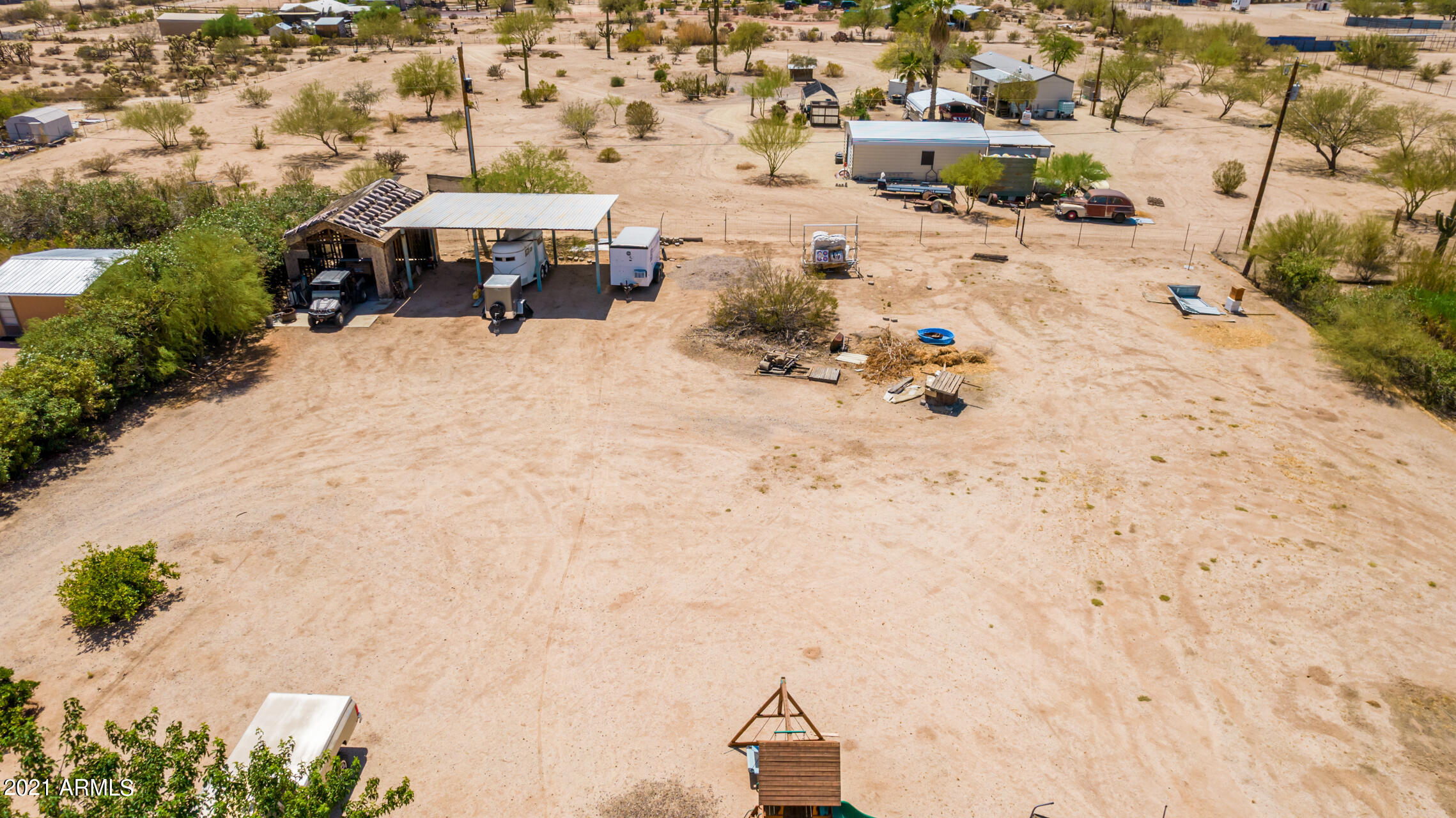 7712 North Reed Road Florence, AZ 85132 - Photo 32 of 38 30 - Reed Drone