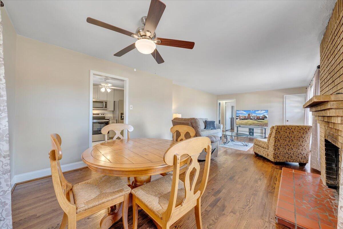 3808 Cove Road Roanoke, VA 24017 - Photo 9 of 34 a living room with furniture and a wooden floor