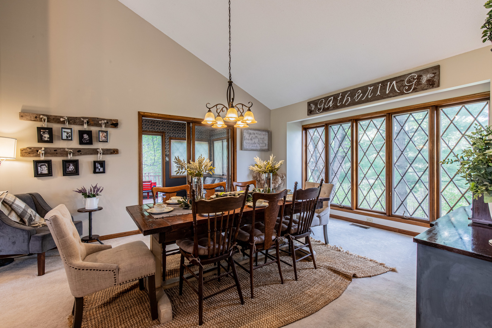 1000 Timber Ridge Road Princeton, IL 61356 - Photo 13 of 55 a view of a dining room with furniture window and outside view