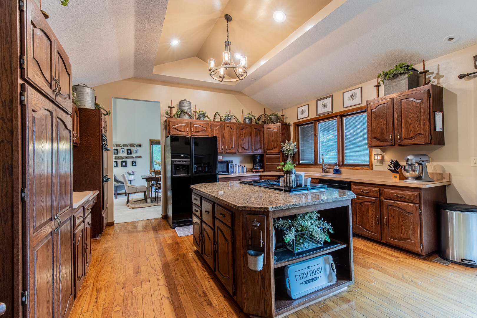 1000 Timber Ridge Road Princeton, IL 61356 - Photo 26 of 55 a kitchen with stainless steel appliances granite countertop a stove and cabinets