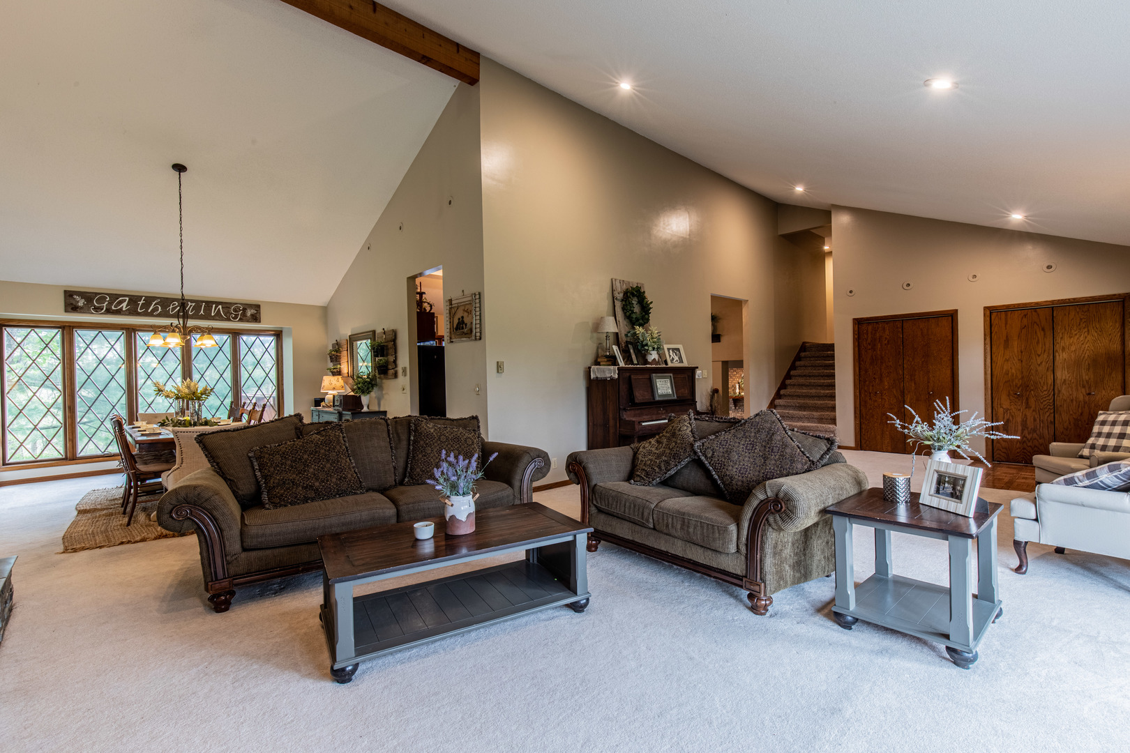 1000 Timber Ridge Road Princeton, IL 61356 - Photo 9 of 55 a living room with furniture and a flat screen tv