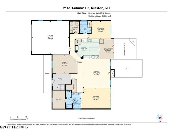 $470,000 | 2141 Autumn Drive, Kinston, NC 28501