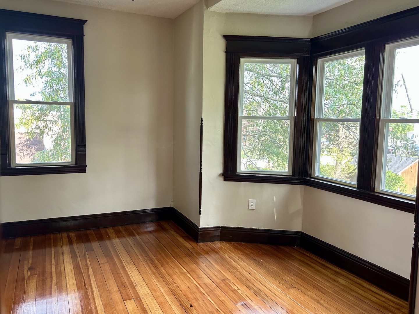 109 South Bureau Avenue Ladd, IL 61329 - Photo 15 of 23 a view of an empty room with wooden floor and a window