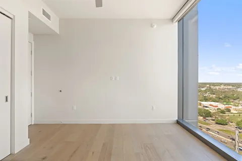 a view of an empty room