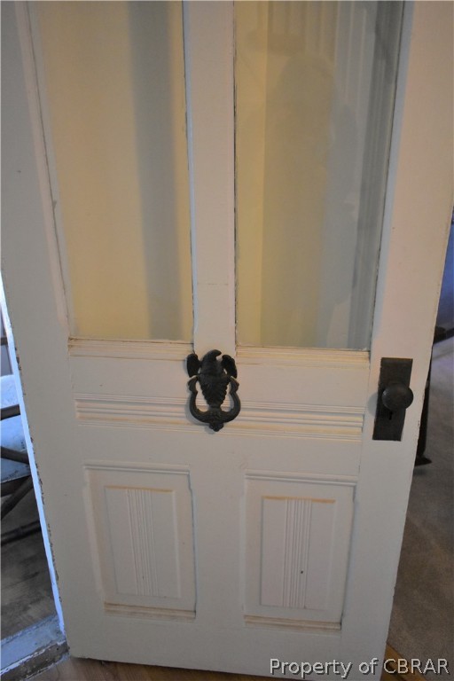 186 Aarons Bch Road Diggs, VA 23045 - Photo 18 of 40 Beautiful solid wood door with so much character!