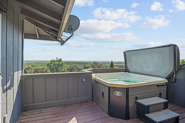 a view of backyard from a house