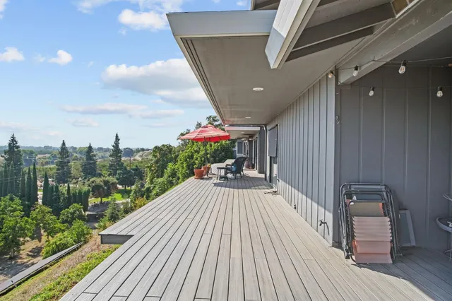 a view of a city with ocean view