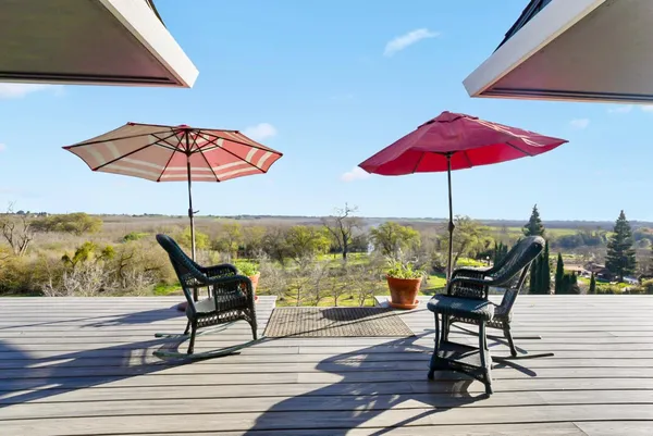 a view of a lake with a mountain