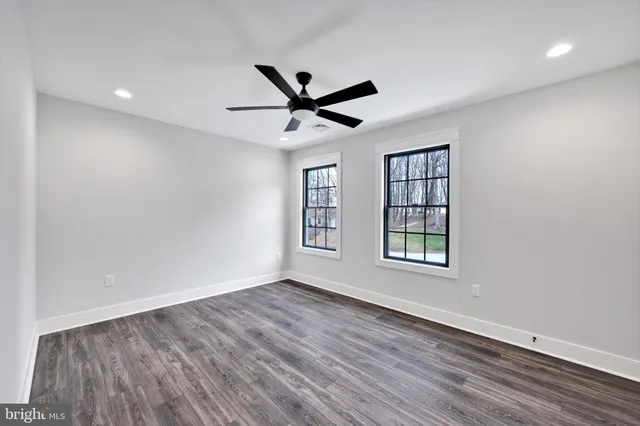 wooden floor in an empty room
