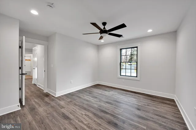 wooden floor in an empty room