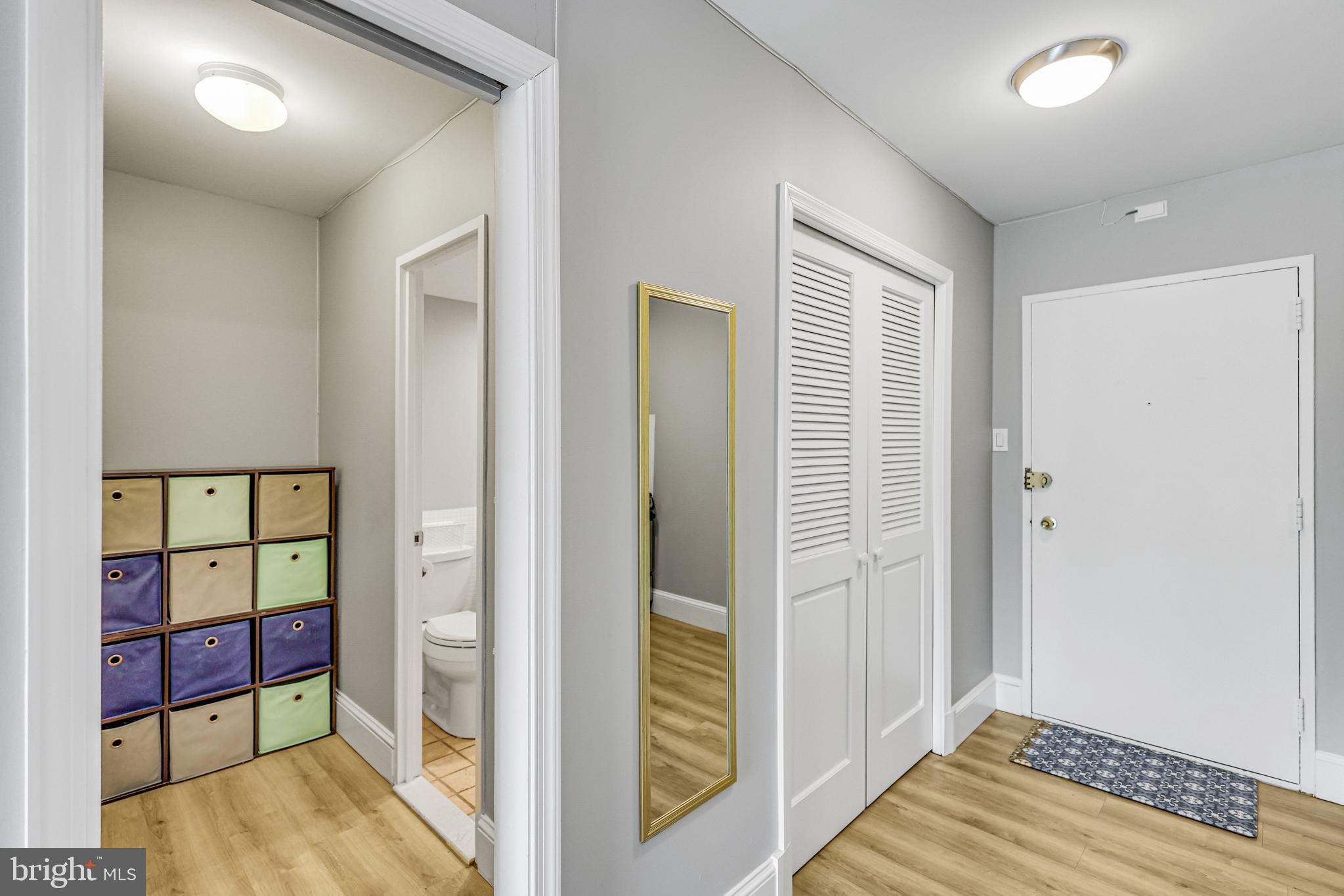 300 M Street Southwest, Unit N102 Washington, DC 20024 - Photo 19 of 53 a view of a hallway with interior of the house